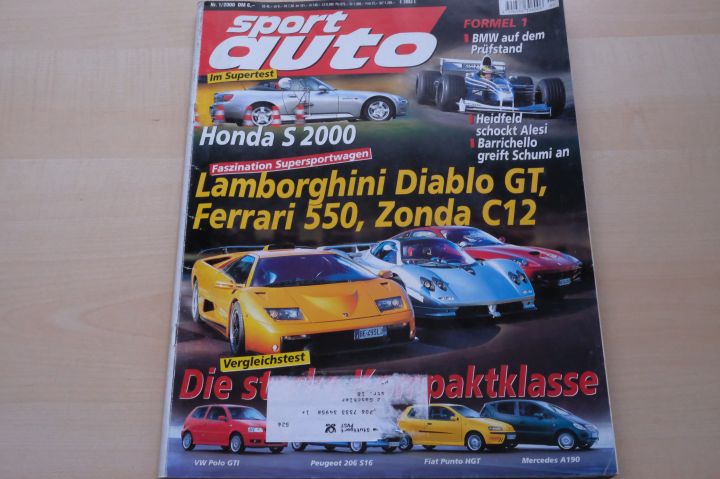 Deckblatt Sport Auto (01/2000)